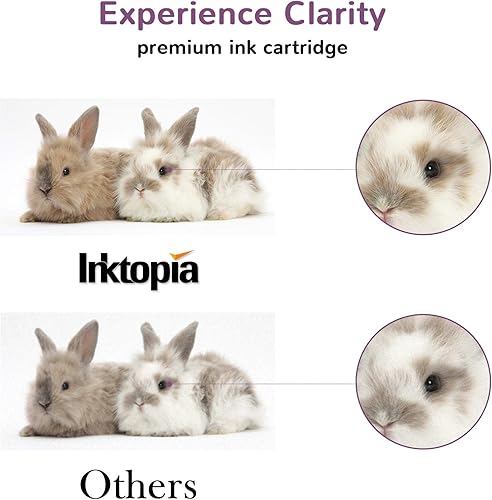 Miniatura 5 de Inktopia Cartucho de tinta remanufacturado de repuesto para HP 61XL 61 XL 2 negro para impresora HP Envy 4500 4502 5530 5534 Deskjet 1000 1050 1512