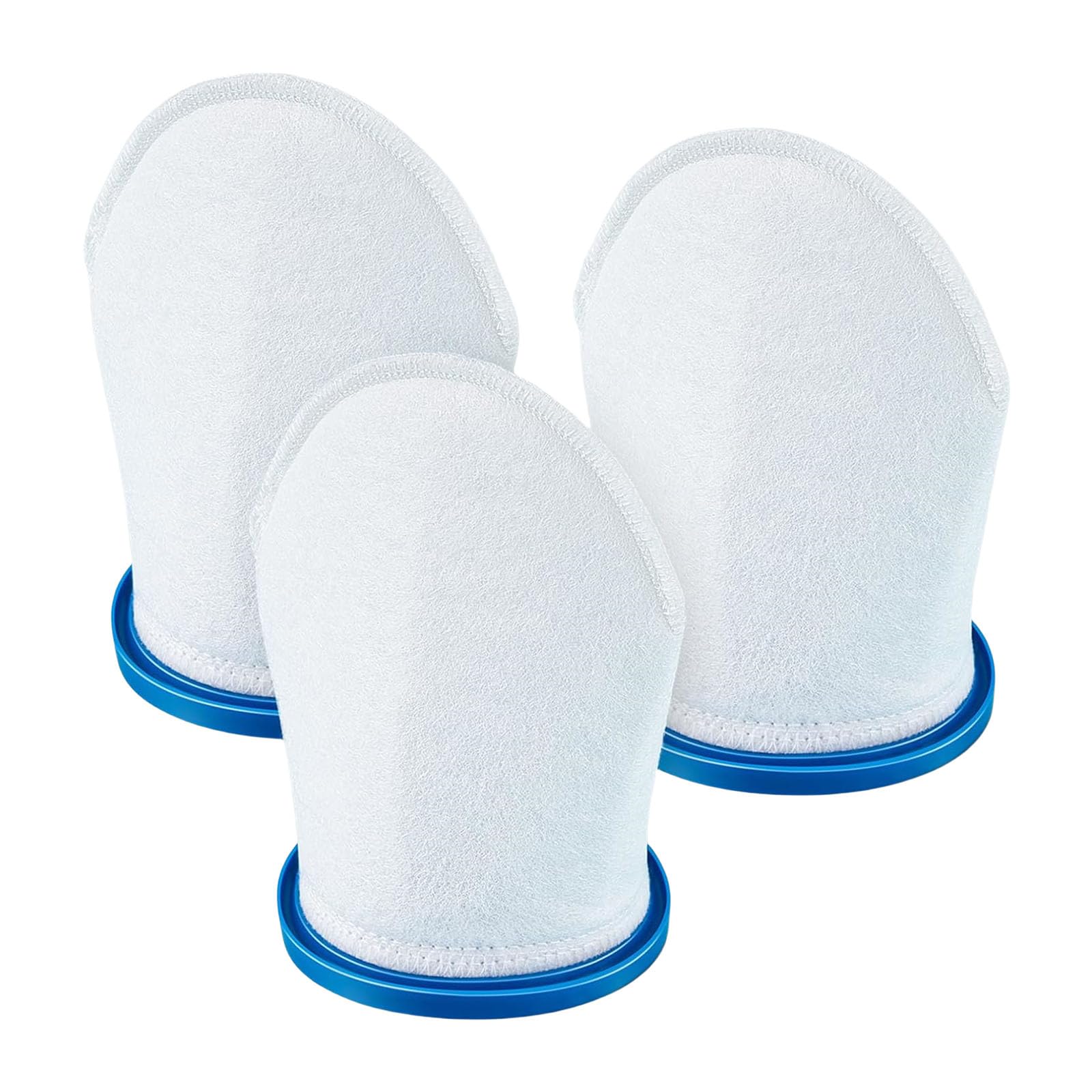 Kalttoy 3PCS Pool Vacuum Filter Bags Thickened Cotton Construction Filtration Cotton Bags for Enhancing Debris Captures Swimming Pool Maintenance Accessory