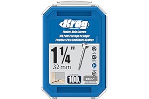 Kreg Perfect Self-Drilling Pan Head Pocket Screws