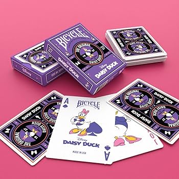 Amazon.co.jp: Bicycle Disney クラシックデイジーダック風トランプ