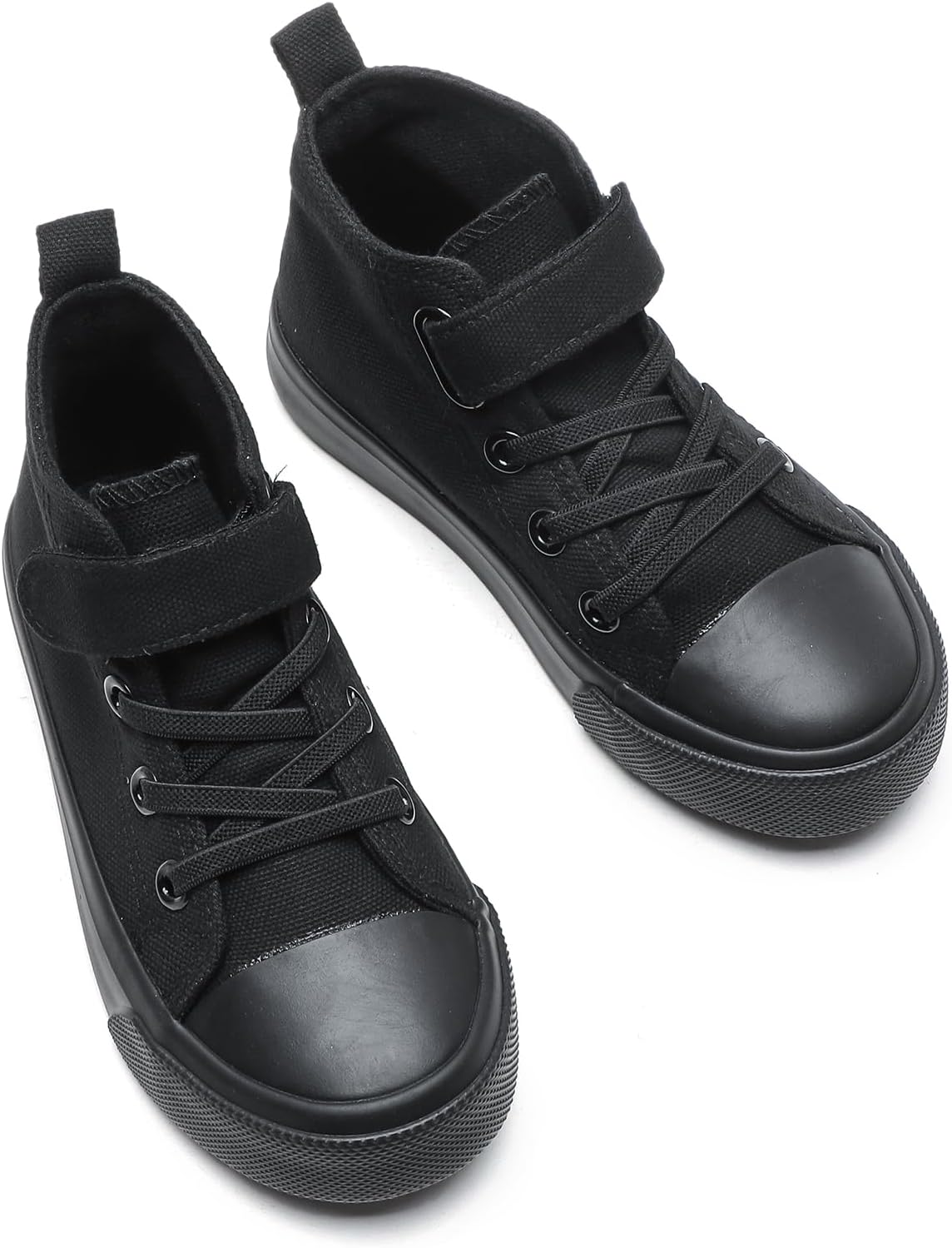 Kids Canvas Shoes Boys Girls High Top Canvas Slip On Sneakers