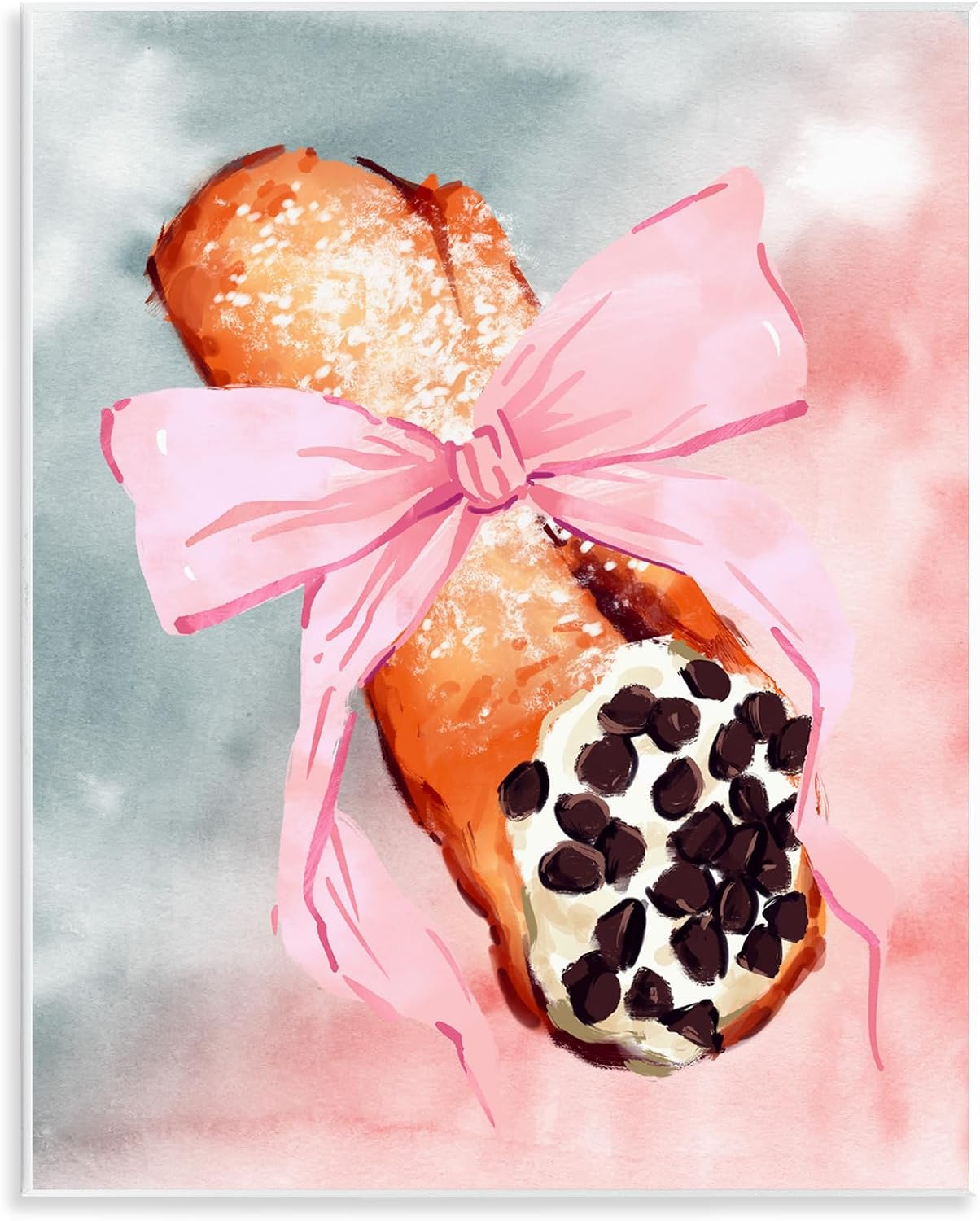 Stupell Industries Glam Cannoli Pastry Wall Plaque Art Design by Ziwei Li