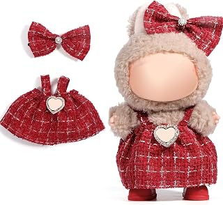 AICase for 17cm Doll Clothes/Outfit,Clothing Set for 17cm Doll,2 Piece Set Hat Clothing,Boys and Girls Stylish Adorable Clothes Accessories-76