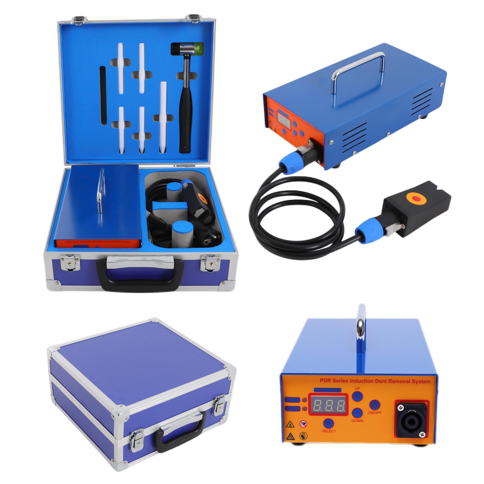 1380W Induktionsheizgerät, Induction Heater Machine Hot Box Auto Beulen Reparatur Set Depression Ausbeul Werkzeug, Auto Body Dent Paintless Repair Reparaturwerkzeug