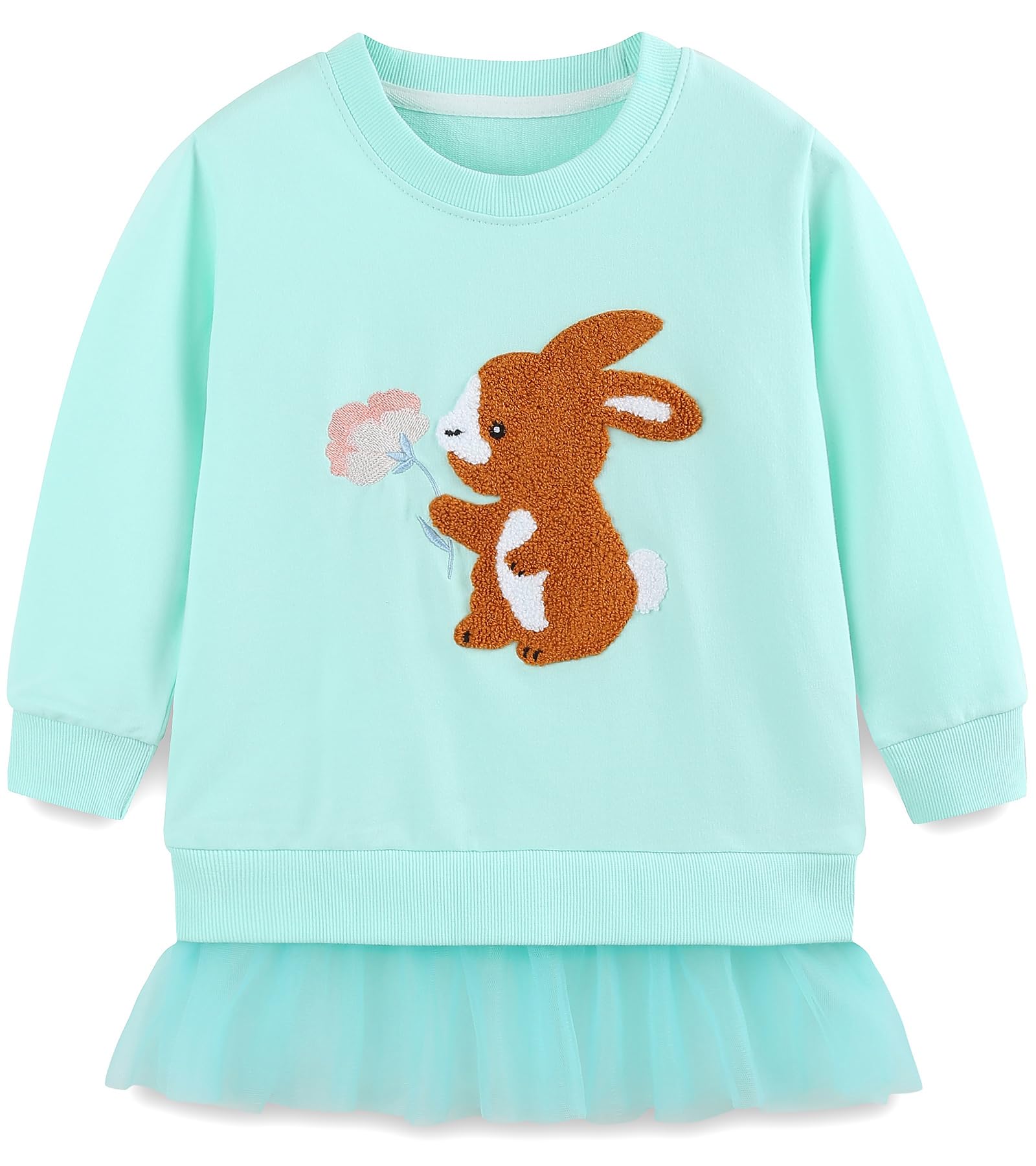 Hongshilian Unisex Kids Cute Cartoon Cotton Sweater Shirt