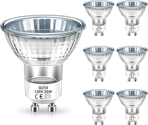 DORESshop Bombilla GU10, bombillas halógenas, bombillas calentadoras de cera, bombilla de repuesto para calentador de velas, bombillas de riel, disponible en Yaxa Peru