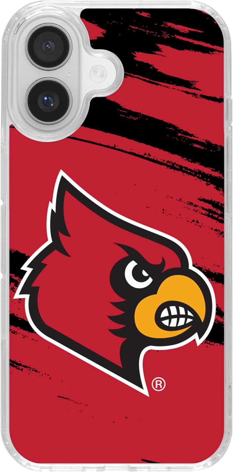Affinity Bands Louisville Cardinals HD Phone Case Compatible with MagSafe Apple iPhone 16 (Paint)