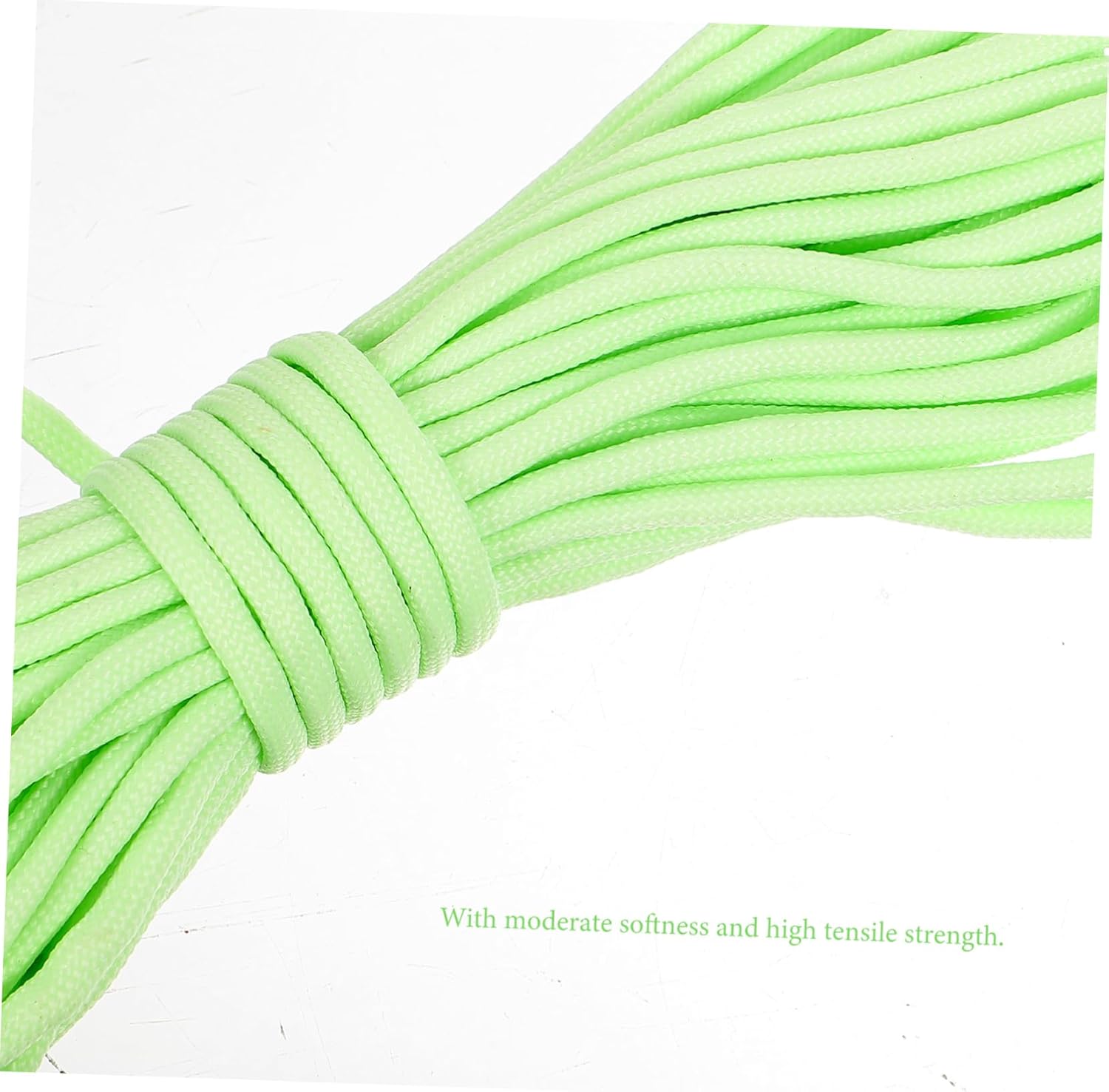 DOITOOL 5pcs Glow Dark Rope Bundle Multi-use Tent Ropes Reinforced Safe Climbing