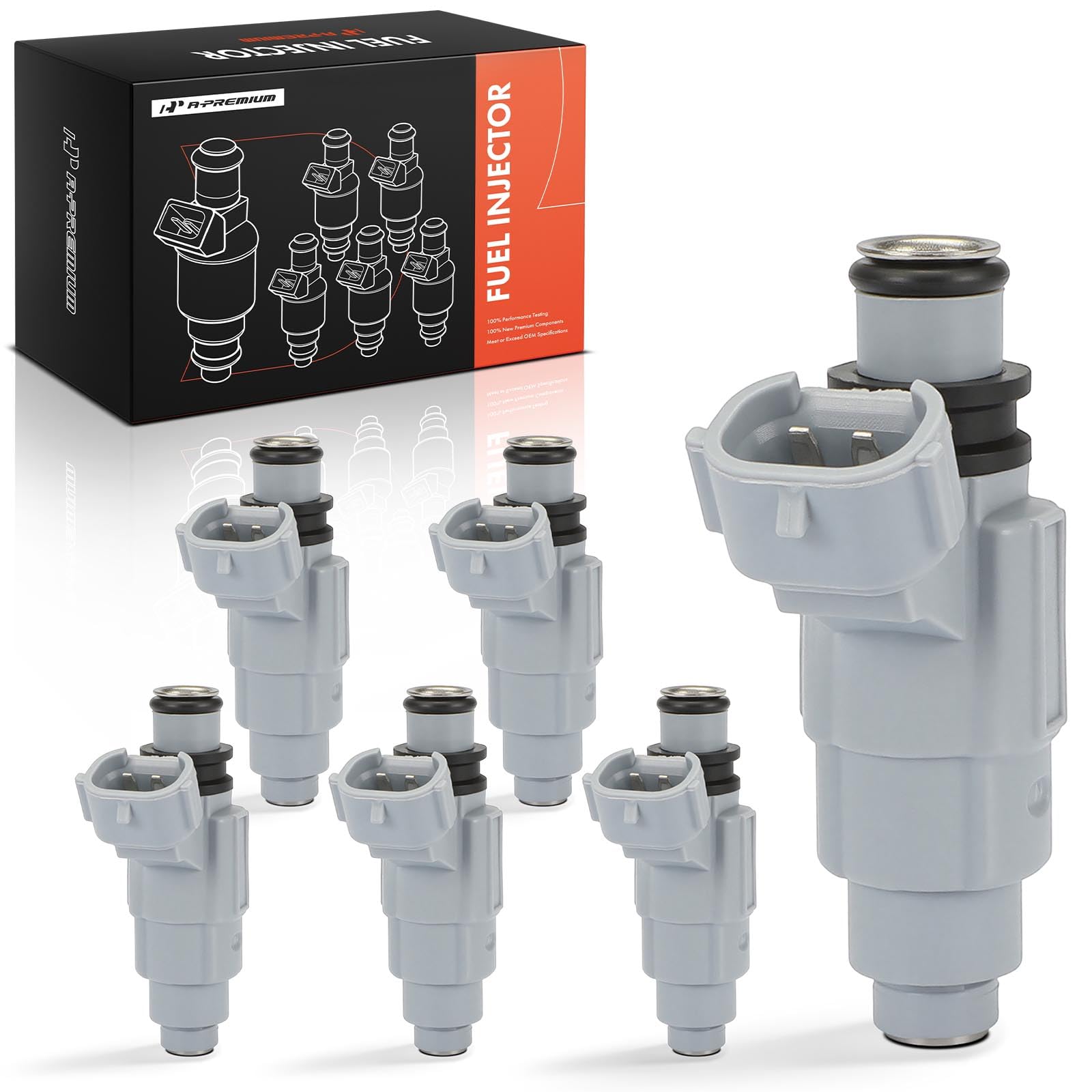 Amazon.com: A-Premium Set of 6 Fuel Injectors Compatible with