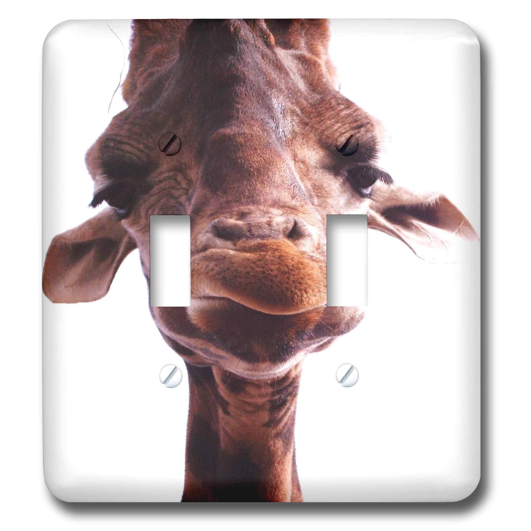 Interrupteur double à bascule girafe 3dRose lsp_62416_2 pour décoration murale