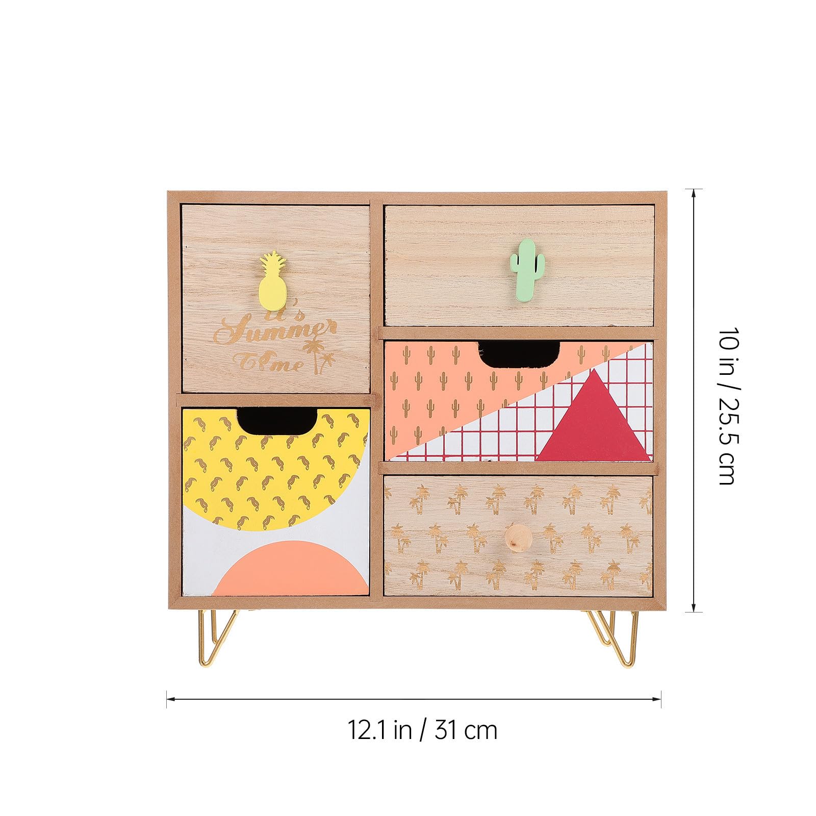 Organisateur de Cosmétiques pour Femmes en Bois Tiroirs, Meuble de Rangement Élégant et Fonctionnel, pour Bureau ou Chambre à Coucher
