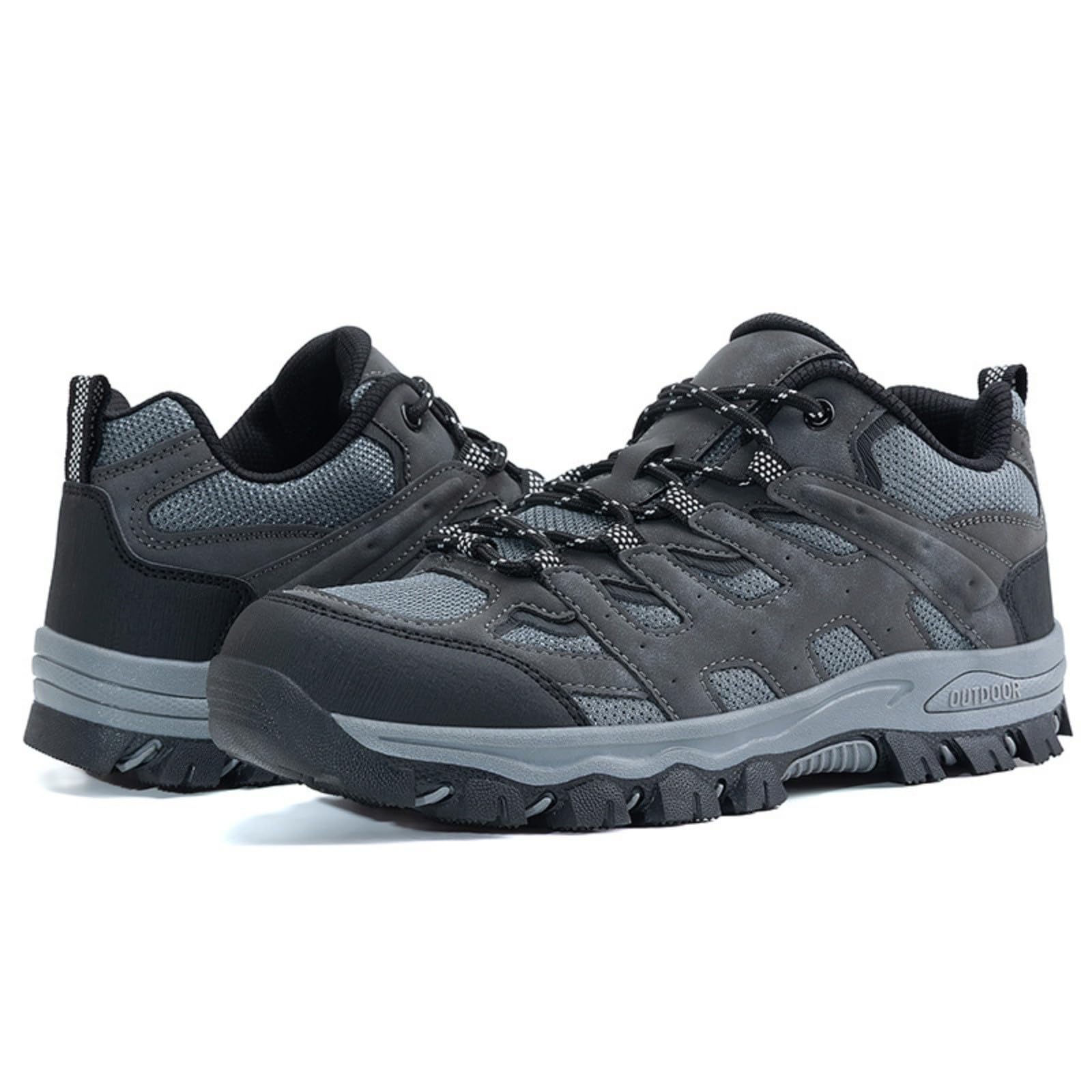 Scarpe da trekking da uomo Camouflage impermeabile antiscivolo,Scarpa da trekking bassa Suola dentata robusta,Camminare montagna Campeggio foresta Outdoor All Terreni