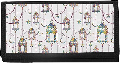 Hanging Lanterns Canvas Checkbook Cover