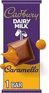 DAIRY MILK CARAMELLO Milk Chocolate Caramel Candy Bar, 4 oz
