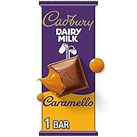 Vista 1 de Cadbury Barra de caramelo, caramelo de chocolate y café, 4 onzas