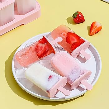 Amazon｜製氷皿 アイスキャンデーボックス 家庭用冷蔵庫用の