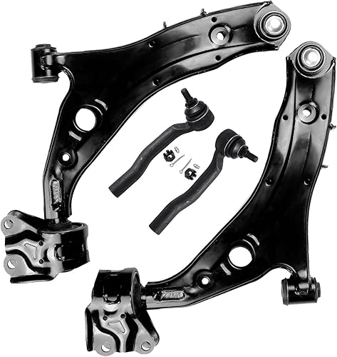 Miniatura 508 de Detroit Axle - Kit de brazos de control delanteros de 4 piezas para Chevrolet Aveo Aveo5 Pontiac G3 Wave Wave5 Suzuki Swift+, 2 brazos de control