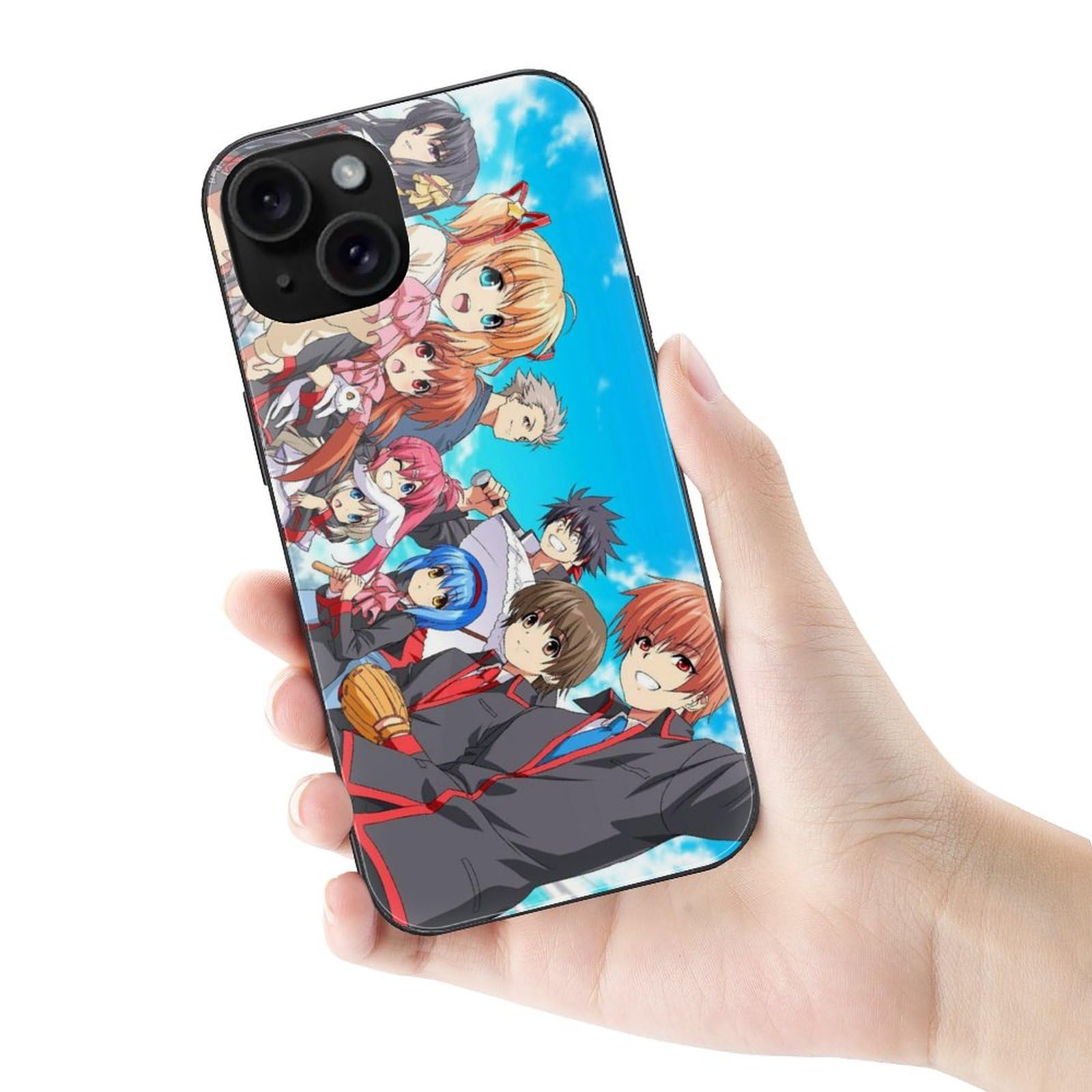 Amazon.co.jp: スマホケース iPhone 15 リトルバスターズ 