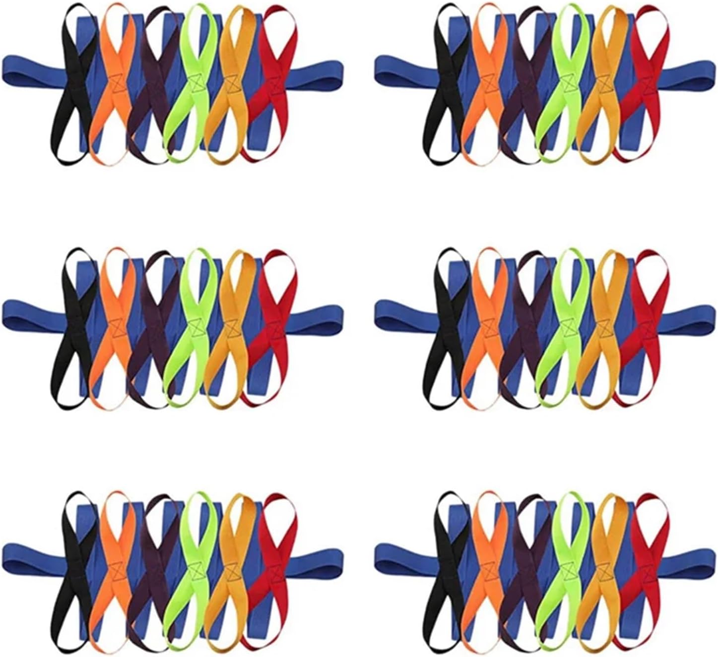 Walking Rope for Preschool 6pc Children's Ropes For Daycare School Kids Outdoor Colorful Handles