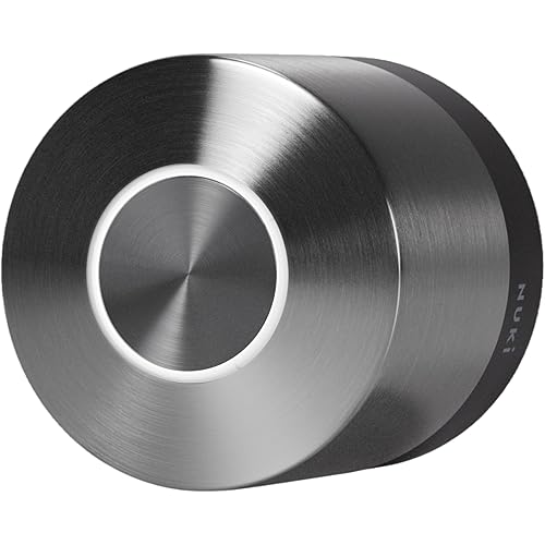 Nuki Smart Lock Keyless Entry WiFi Electronic Deadbolt with Auto-Unlock, App Control, Remote Access, Easy Installation, Smart Home for Front Door, Home & Rentals