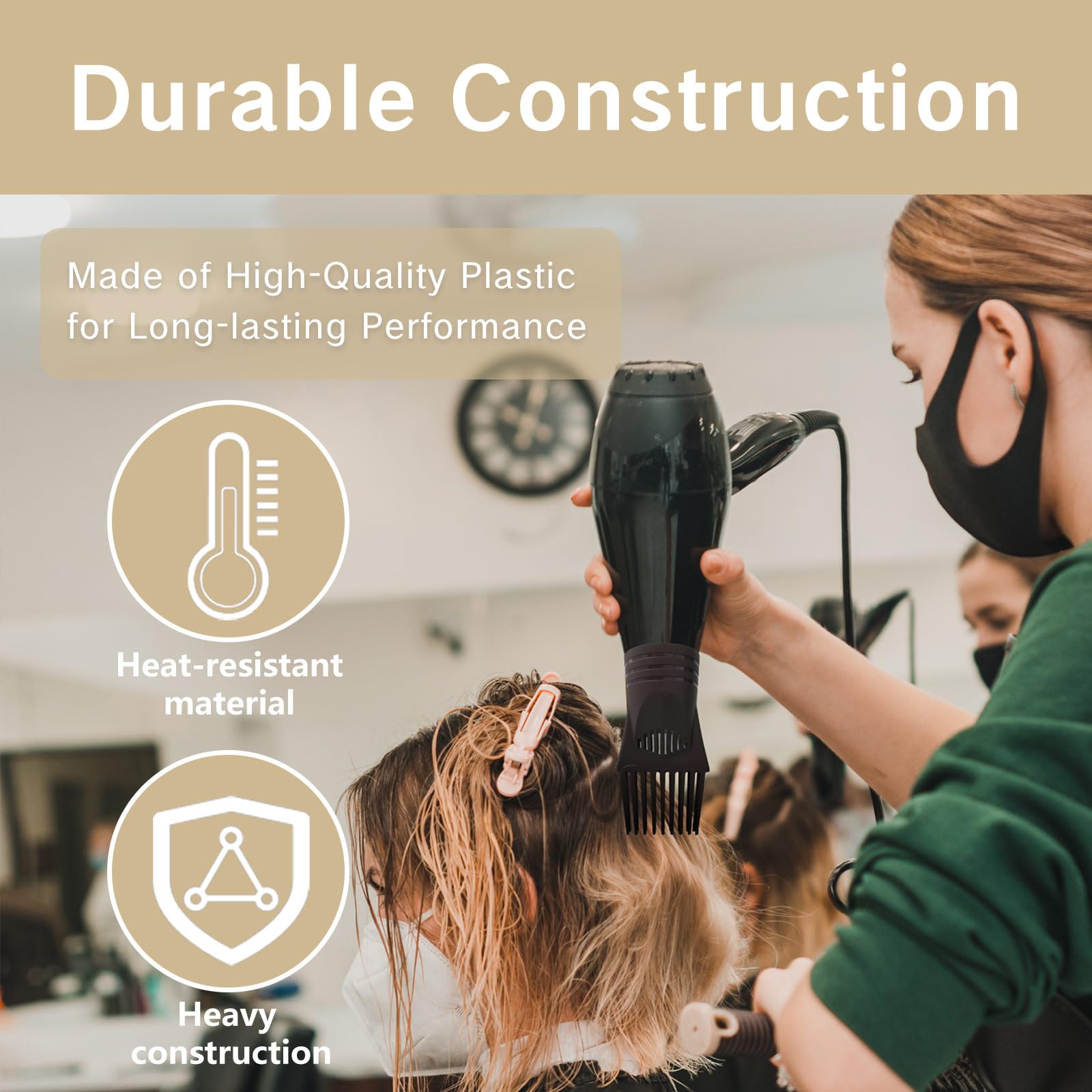 Accesorio universal para secador de pelo, herramientas y accesorios de peinado para todos los secadores, productos de cuidado del cabello, boquilla concentradora para peluquería, boquilla de 4