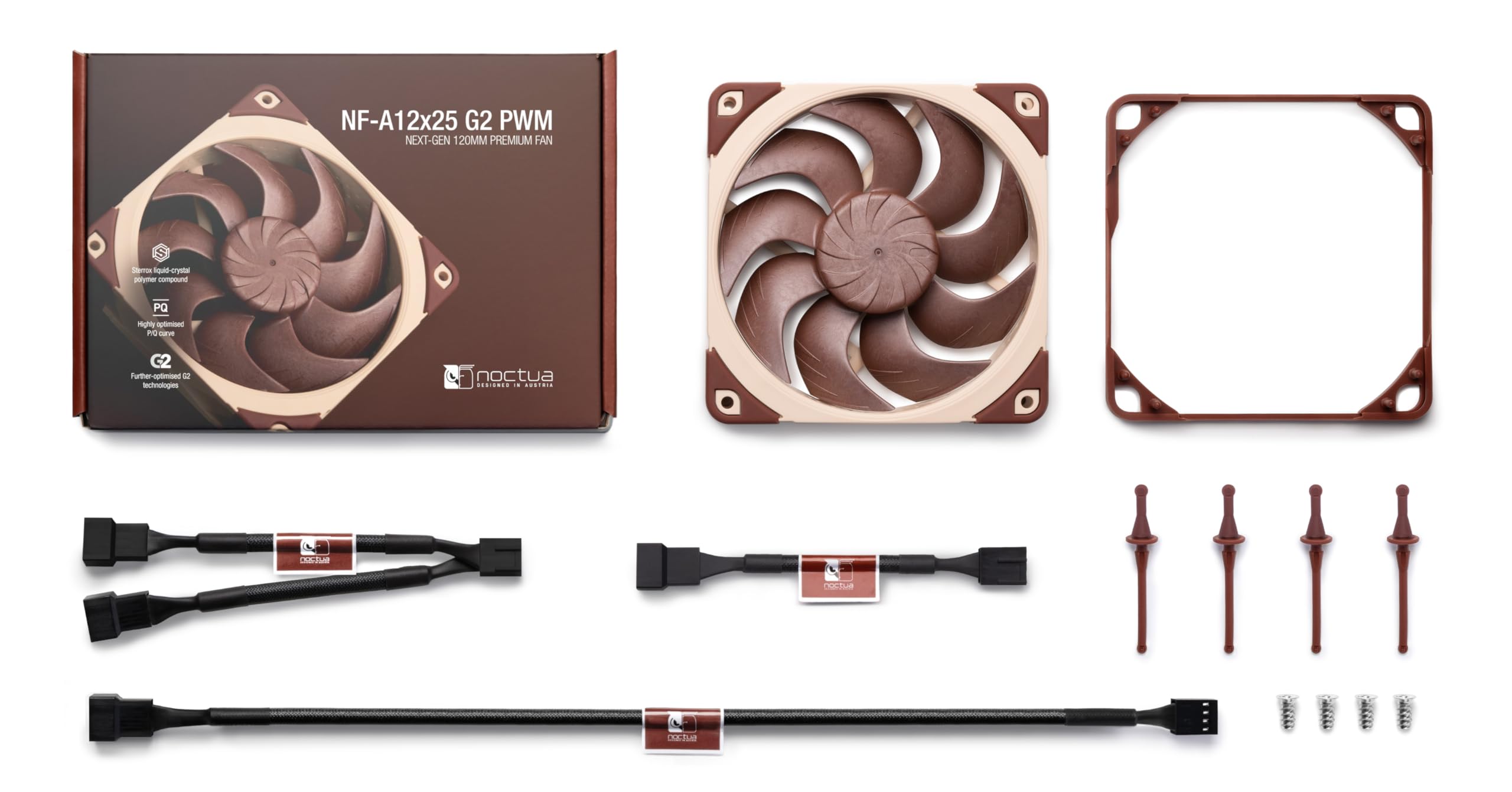 Amazon.com: Noctua NF-A12x25 G2 PWM, Premium-Quality Quiet