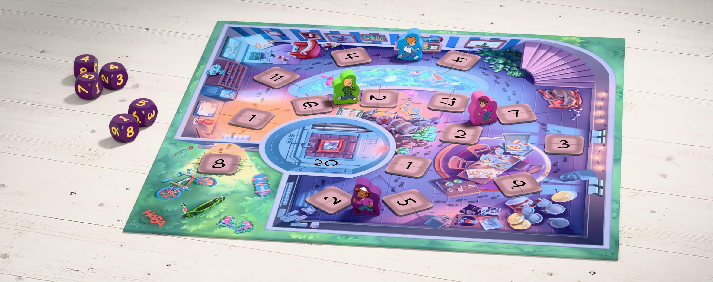 HABA 2012183004 - Código Secreto 13+4, Juego Infantil de Mesa de cálculo. Más 8 años