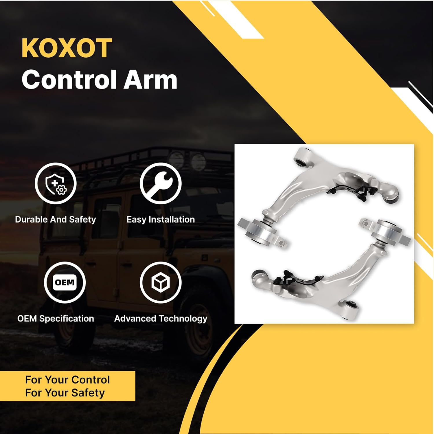 2Pc Front Control Arm CMS301111 CMS301112 for Infiniti 2013 EX37, 2008 2009 2010 EX35, 2008-2013 G37, 2014-2021 Q50, 2014-17 QX50, 2014-15 Q60, for Nissan 2009-2020 370Z