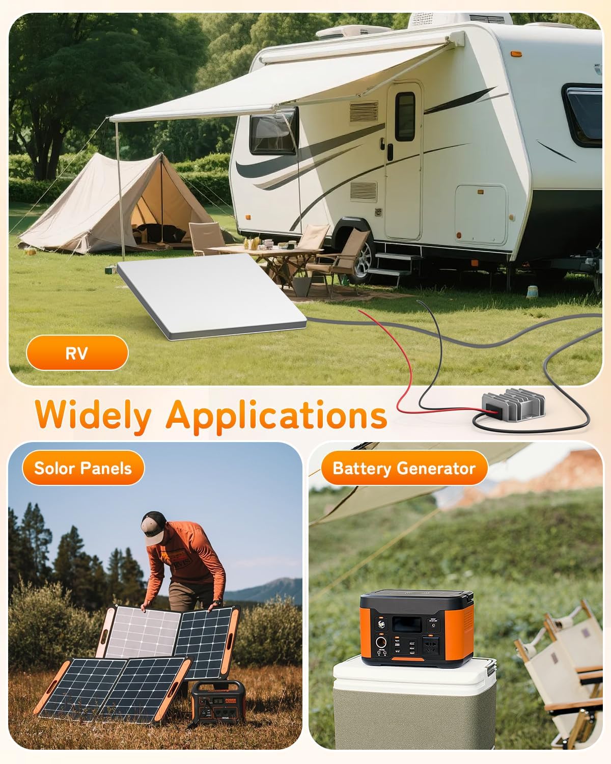 Starlink Mini 12V Adapter, Starlink Mini Power Supply 12V to 30V 3.5A DC Converter, DC Power Adapter Converter Input Conversion Kit for Truck RV Marine Waterproof Booster Cable with Multi-Protection