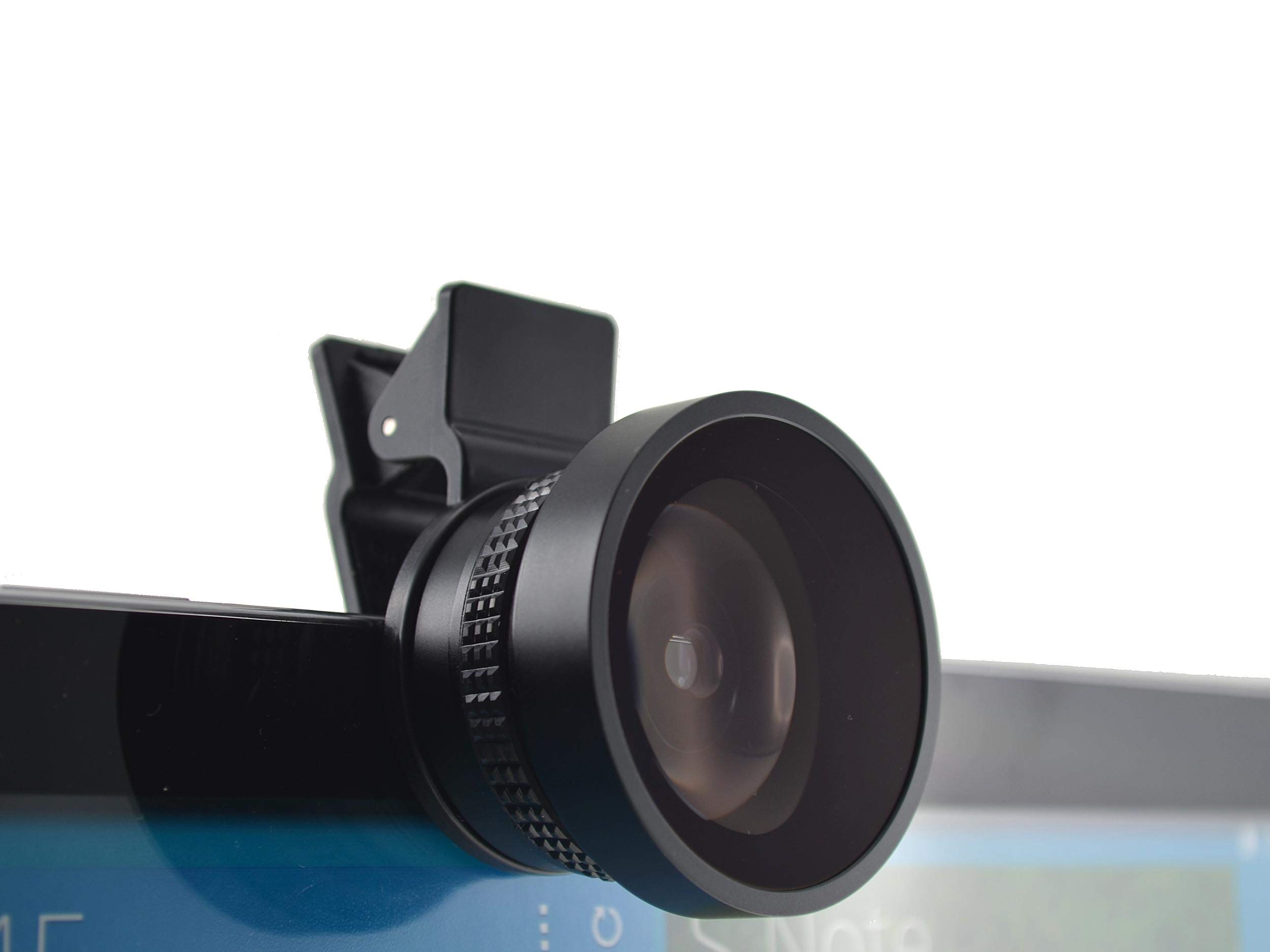 SYSTEM-S Occhi di Pesce e Macro 37 mm Lente con Clip per Smartphone