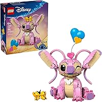 LEGO Disney Angel 43257 Lilo & Stitch Building Set - Posable Room Decor Toy for Kids Ages 9+, 784 Pieces Birthday Gift