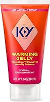 K-Y Warming Jelly Lube: Sensorial Personal Lubricant with Glycol-Based Warming Formula, 5 fl oz Bottle