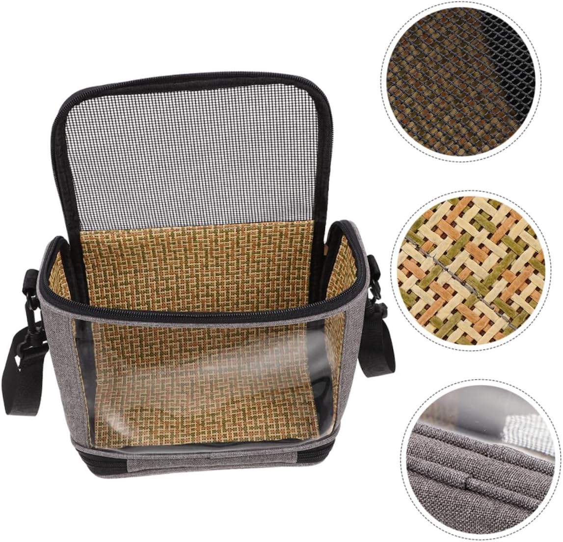 Portable Breathable Small Animal Carrier Bag for Hamsters Guinea Pigs Hedgehogs More Durable Travel Sling for Outdoor Adventures