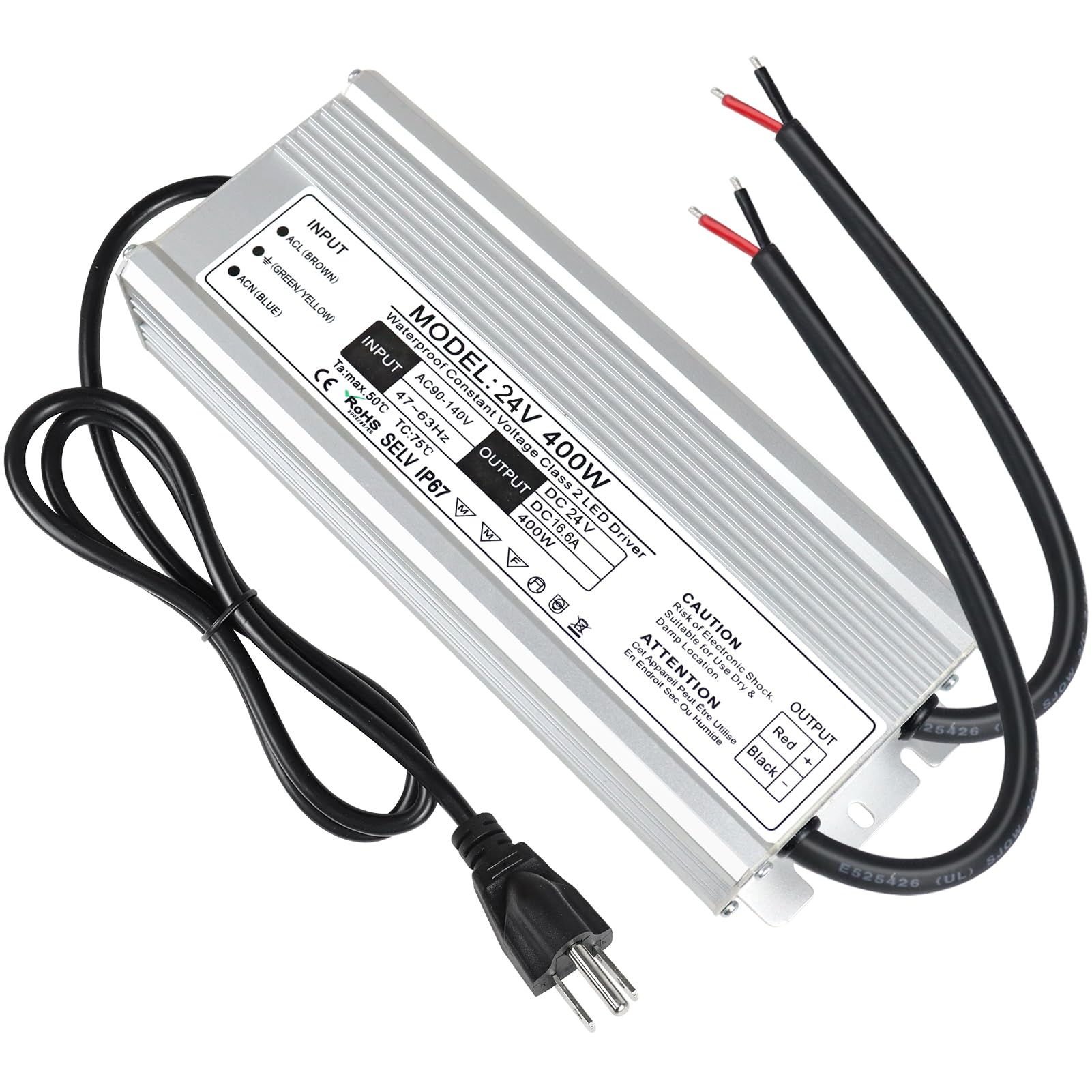 LightingWill Driver LED 400 Watt impermeabile IP67 alimentatore trasformatore