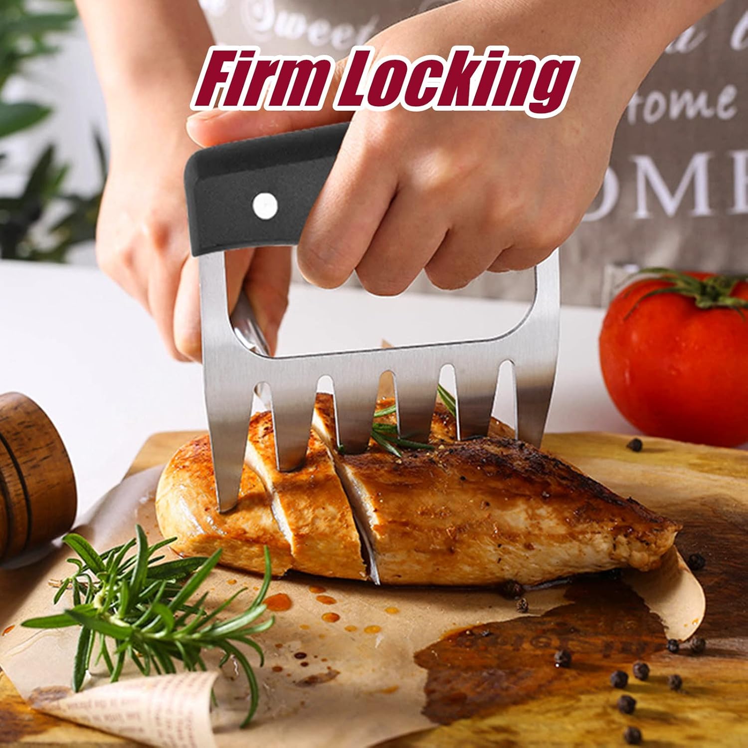 Fibetter Meat Claws PP & Metal, Food-Grade Barbecue Shredder Claw Cut Meats Paw 4pcs for Smoker, Slow Cooker, Outdoor Grill : Patio, Lawn & Garden