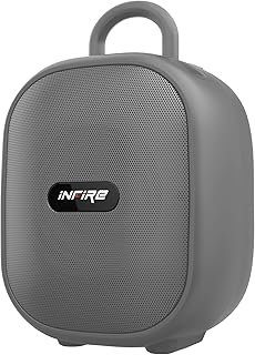 iNFiRe Fusion 12W Bluetooth Speaker Wireless Upto 8 Hrs Playtime with TWS Function, BT connectivity, Type C Charging & Mobile Holder (Grey)
