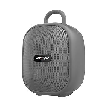 iNFiRe Fusion 12W Bluetooth Speaker Wireless Upto 8 Hrs Playtime with TWS Function, BT connectivity, Type C Charging & Mobile Holder (Grey)