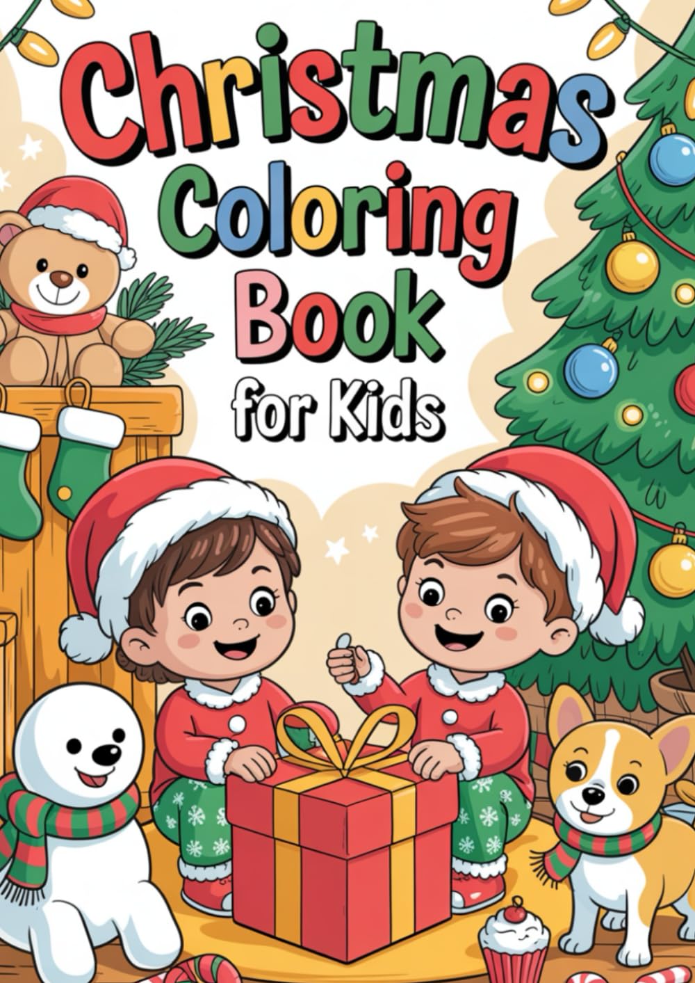 Merry Christmas Coloring Book for Kids