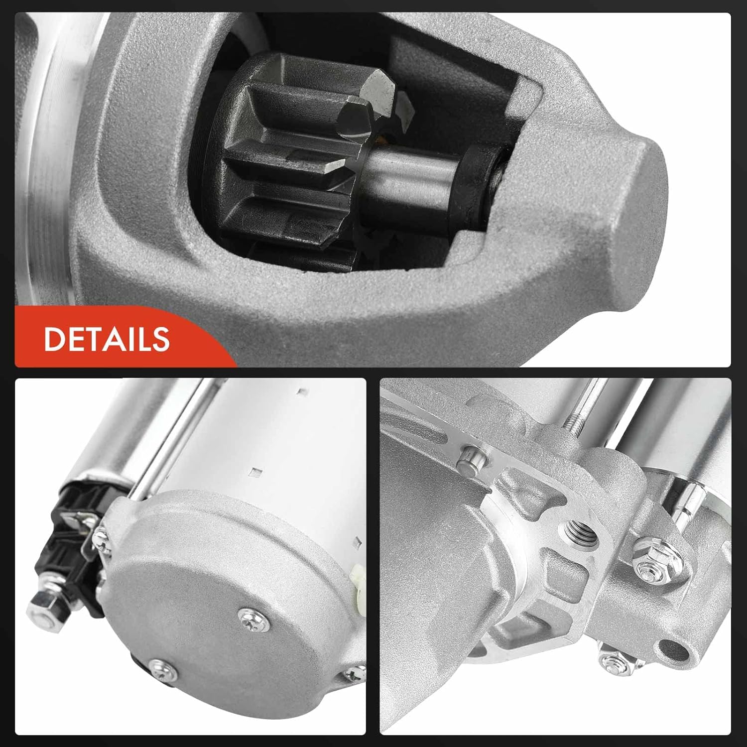 A-Premium Starter Motor Compatible with Jeep Grand Cherokee WK2 2011 2012 V6 3.6L, 12V 1.3KW 9 Teeth Clockwise, Replace# 410-52407, 4801852AB