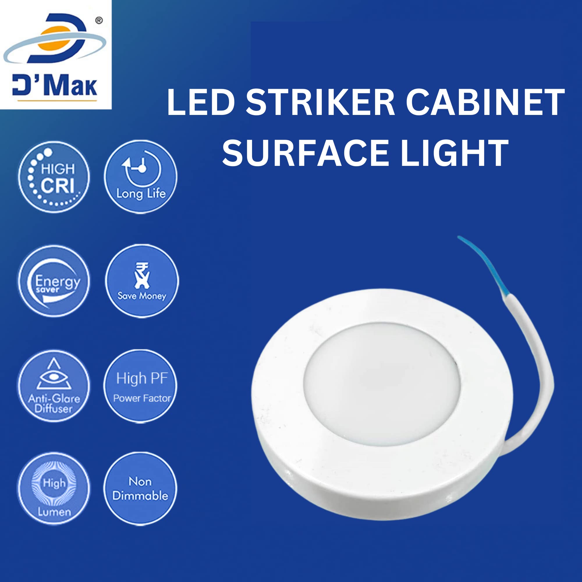 D'Mak LED Cabinet Light - Blue -3