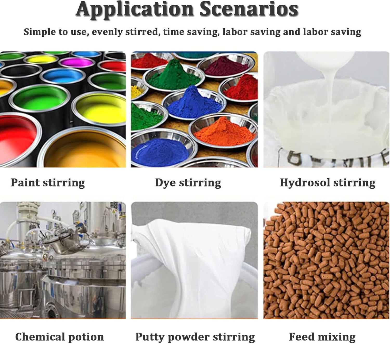 Generic Commercial Machine,Air Agitator for IBC Tank, Electric Tank Paint Mixer, IBC Paint Stirring Machine with Folding Propeller, Commercial Paint Mixing Equipment for Ink Dissolver