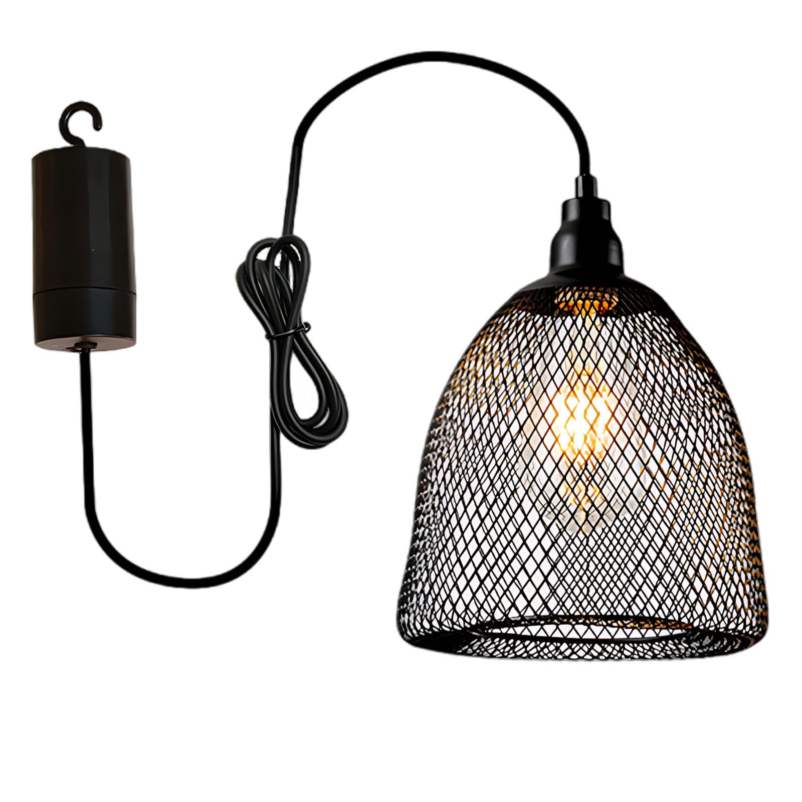 Plus de câbles sur la terrasse grâce à cette lampe suspendue vintage télécommandée
