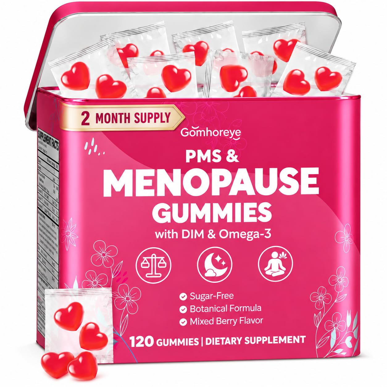 Menopause Supplements for Women, Hot Flashes Menopause Relief,