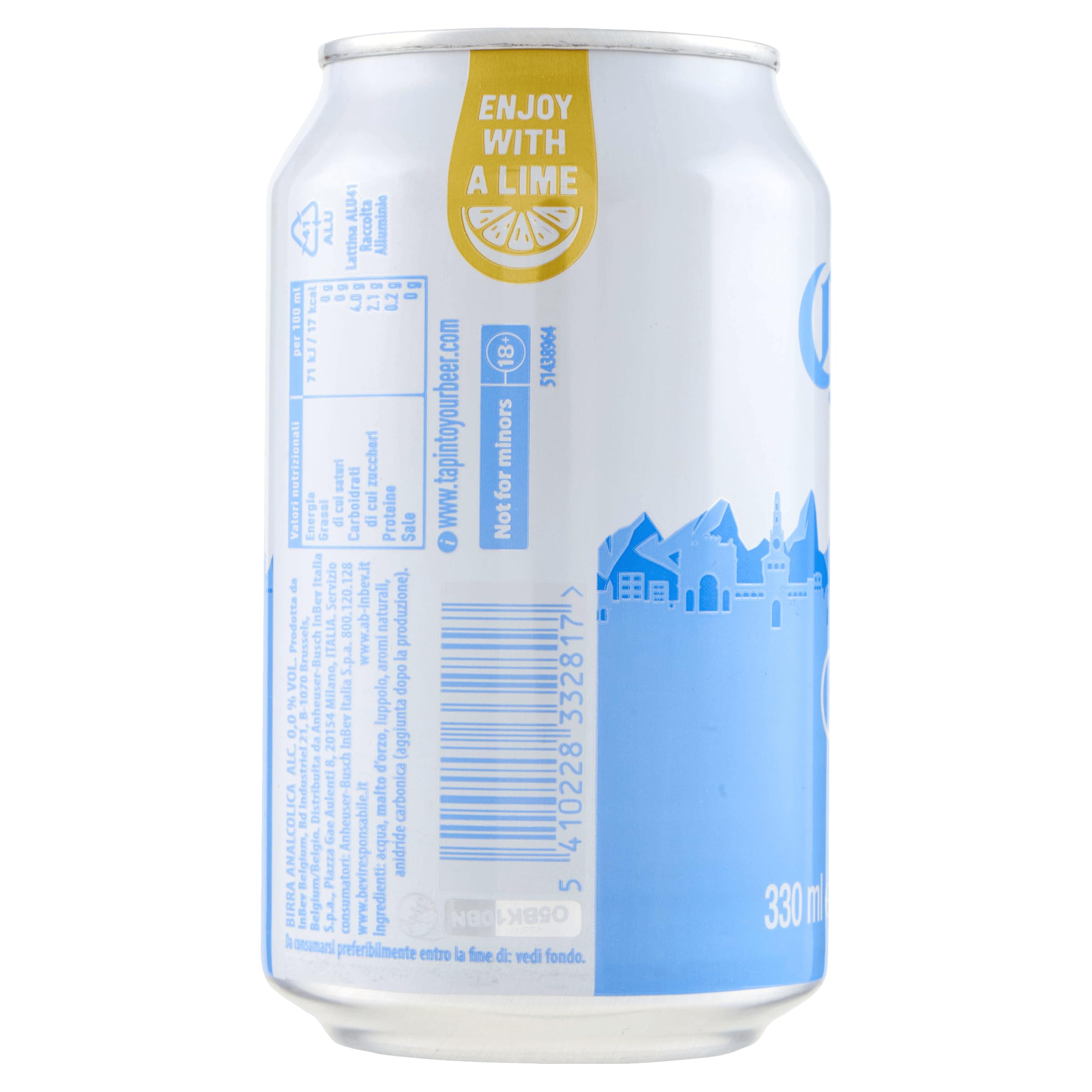 Corona Cero, Birra Analcolica Lattina, Pacco da 24x33cl