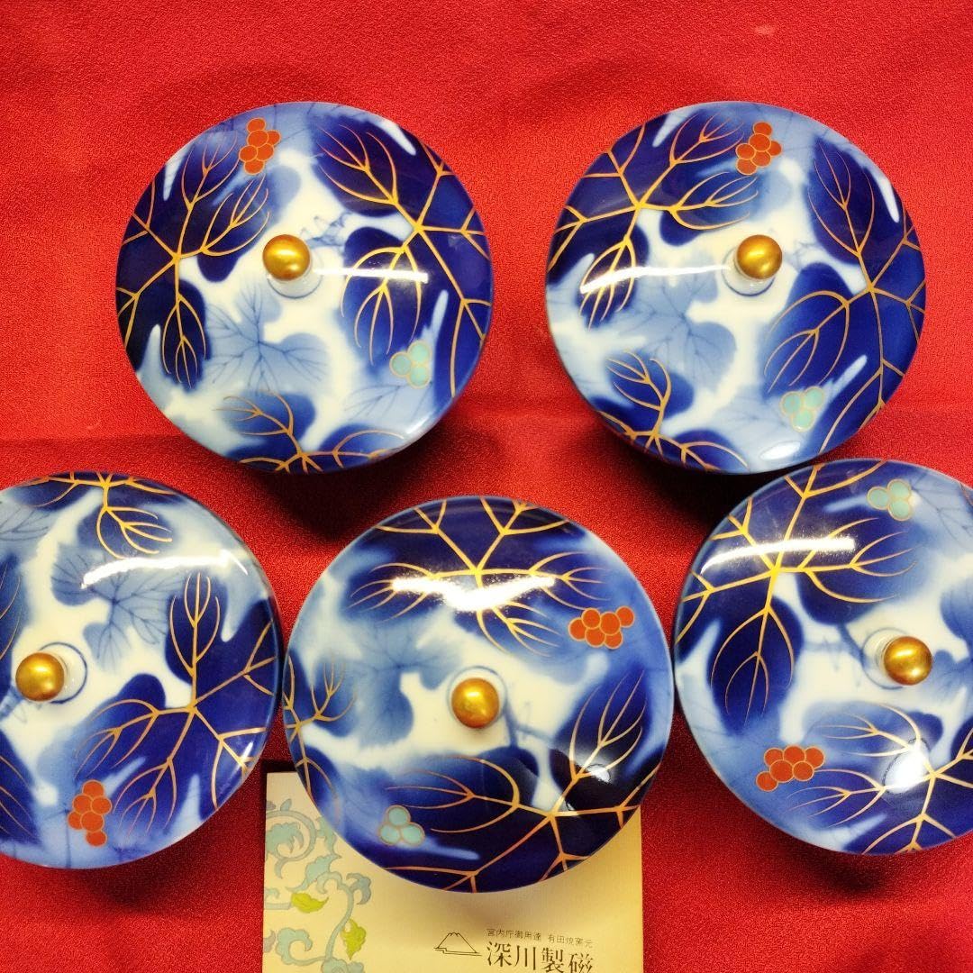 深川製磁 (フカガワセイジ) 茶器セット 染錦瑠璃葡萄 急須1 深川製磁 (フカガワセイジ) 茶器セット 染錦瑠璃葡萄 急須1