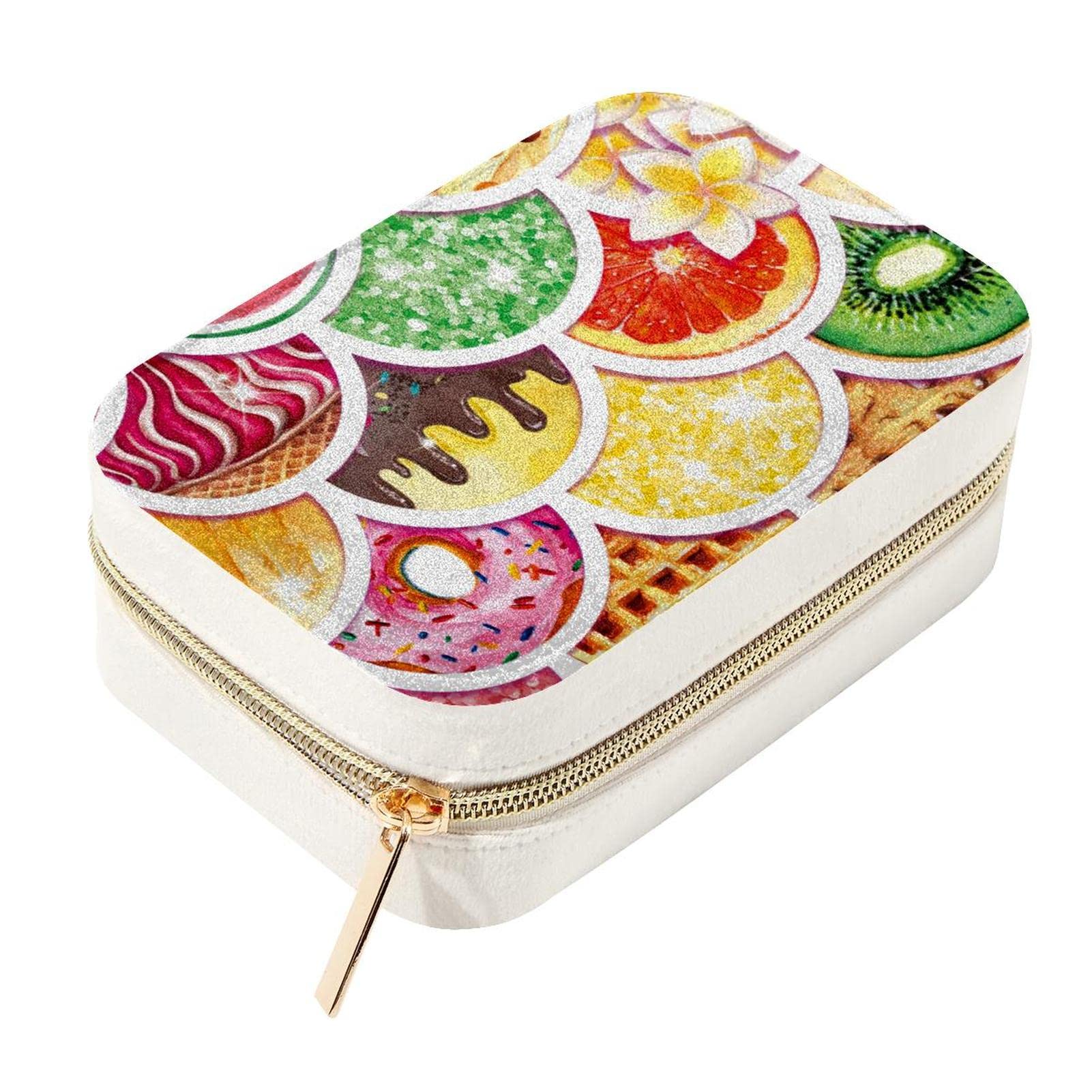 Écrin en velours mini boîte à bijoux de voyage pour haute joaillerie