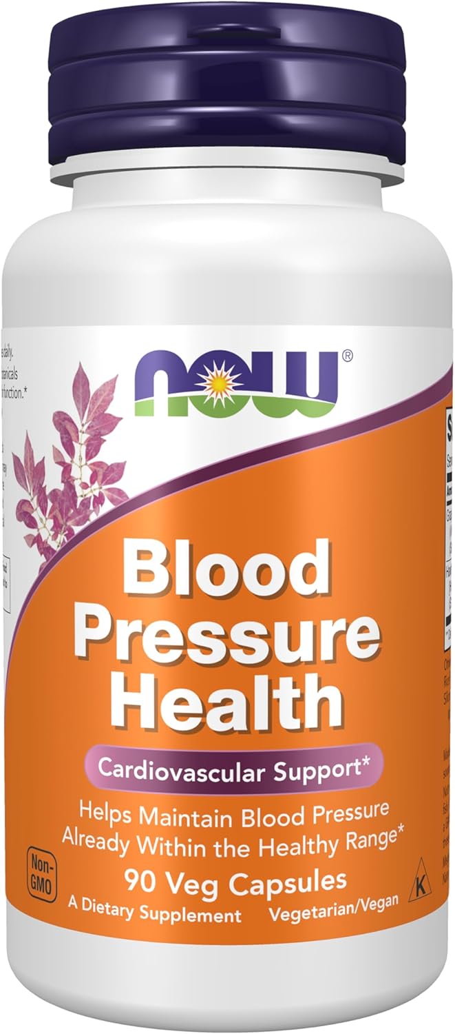 NOW Foods Supplements, Blood Pressure Health with MegaNatural®-BP™, Cardiovascular Support*, 90 Veg Capsules NOW Foods Supplements, Blood Pressure Health with MegaNatural®-BP™, Cardiovascular Support*, 90 Veg Capsules