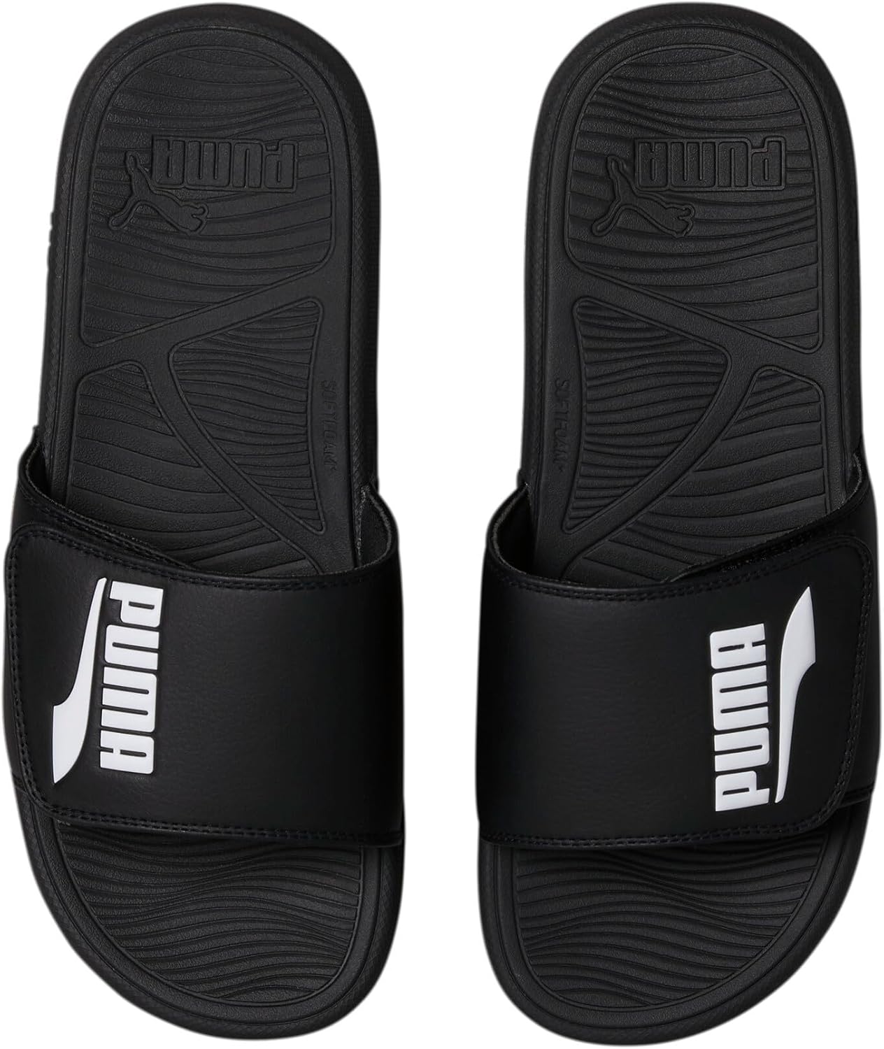 PUMA Men's Cool Cat 2.0 V Slide Sandal 11 Black/White image 4 of 7 B0BXTXWY7P