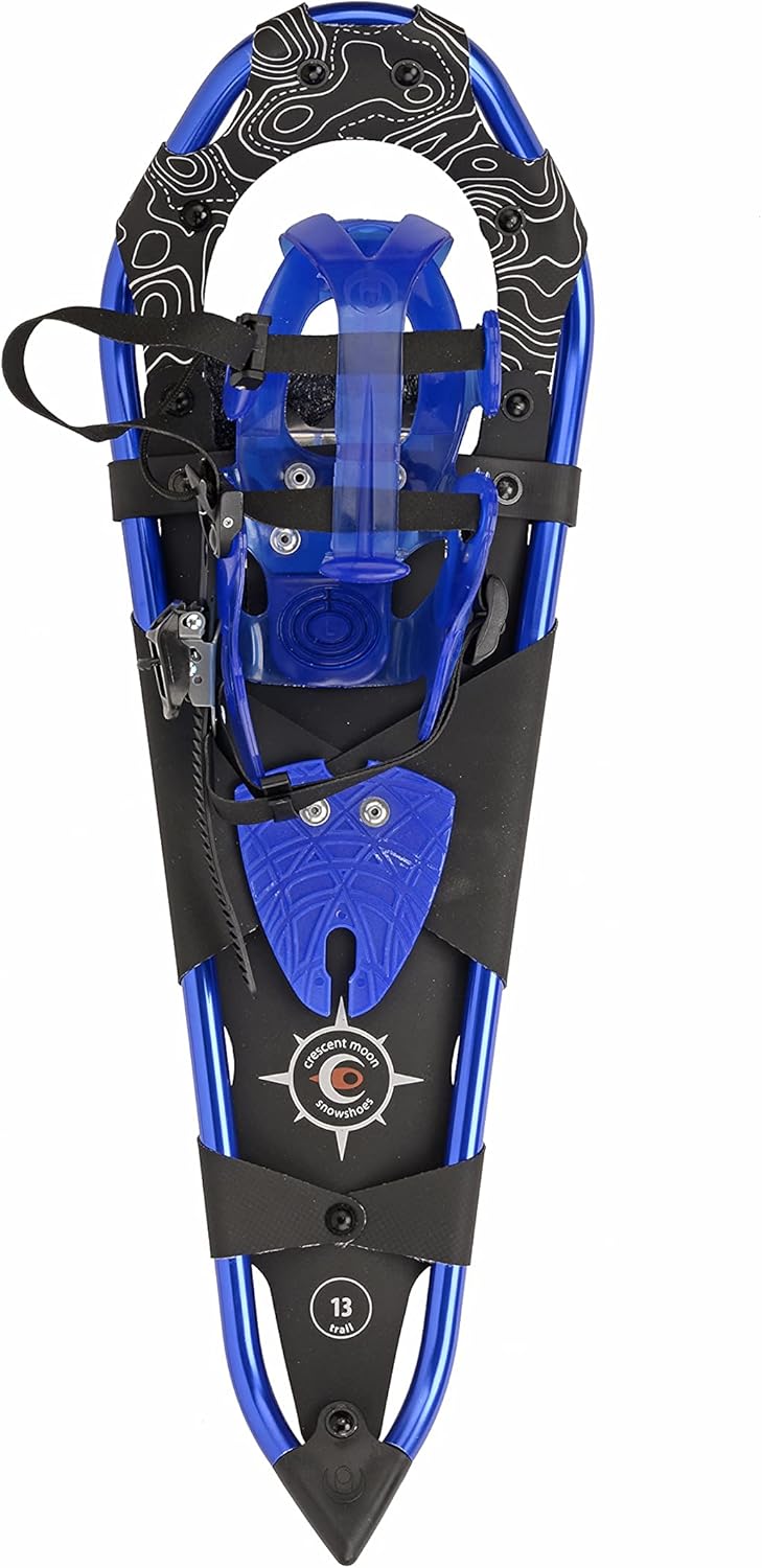 Crescent Moon レディース トレイルスノーシューズ - ゴールド 13 (サファイアブルー)