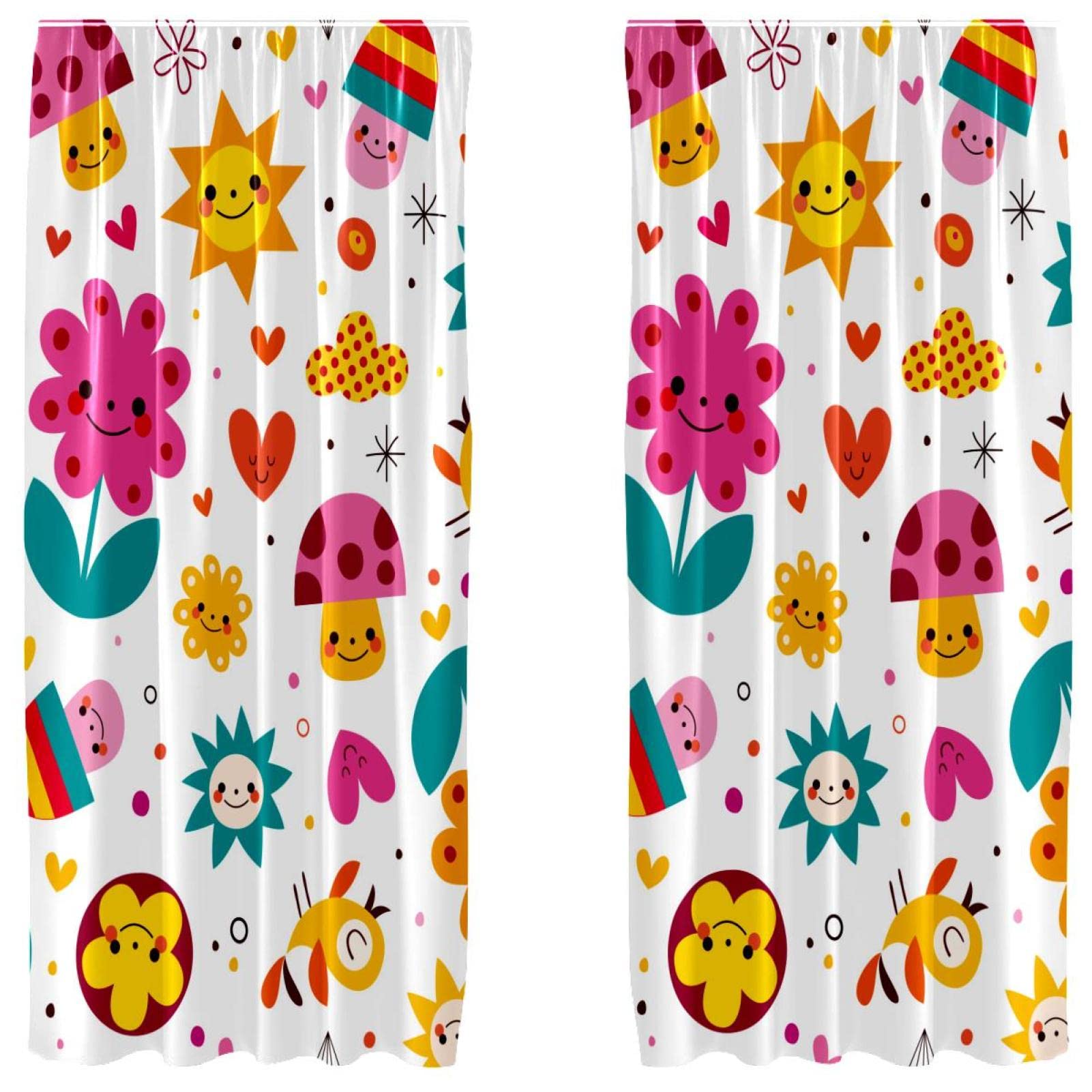 Cortinas infantiles de setas para crear un dormitorio lleno de magia y color